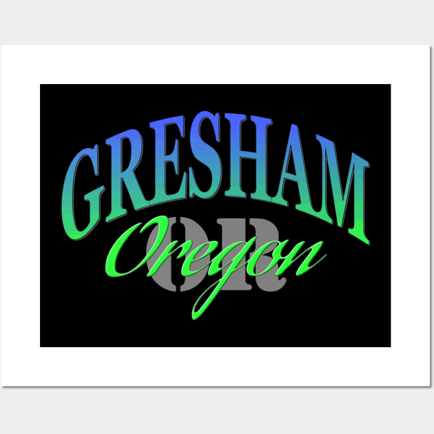 City Pride: Gresham, Oregon Wall Art by Naves